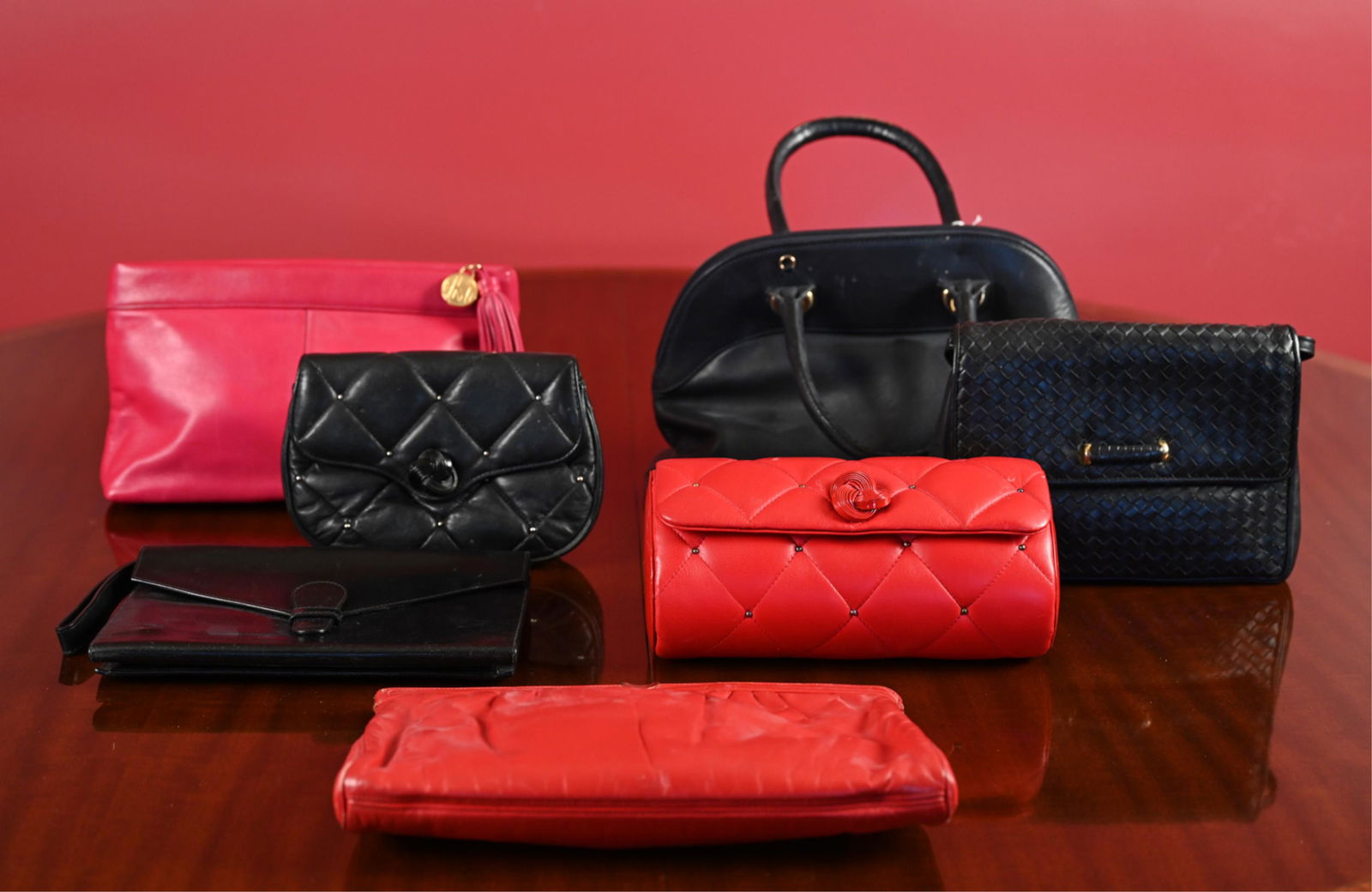 GROUPING OF 1980'S/90'S DESIGNER LEATHER BAGS (1 of 12)