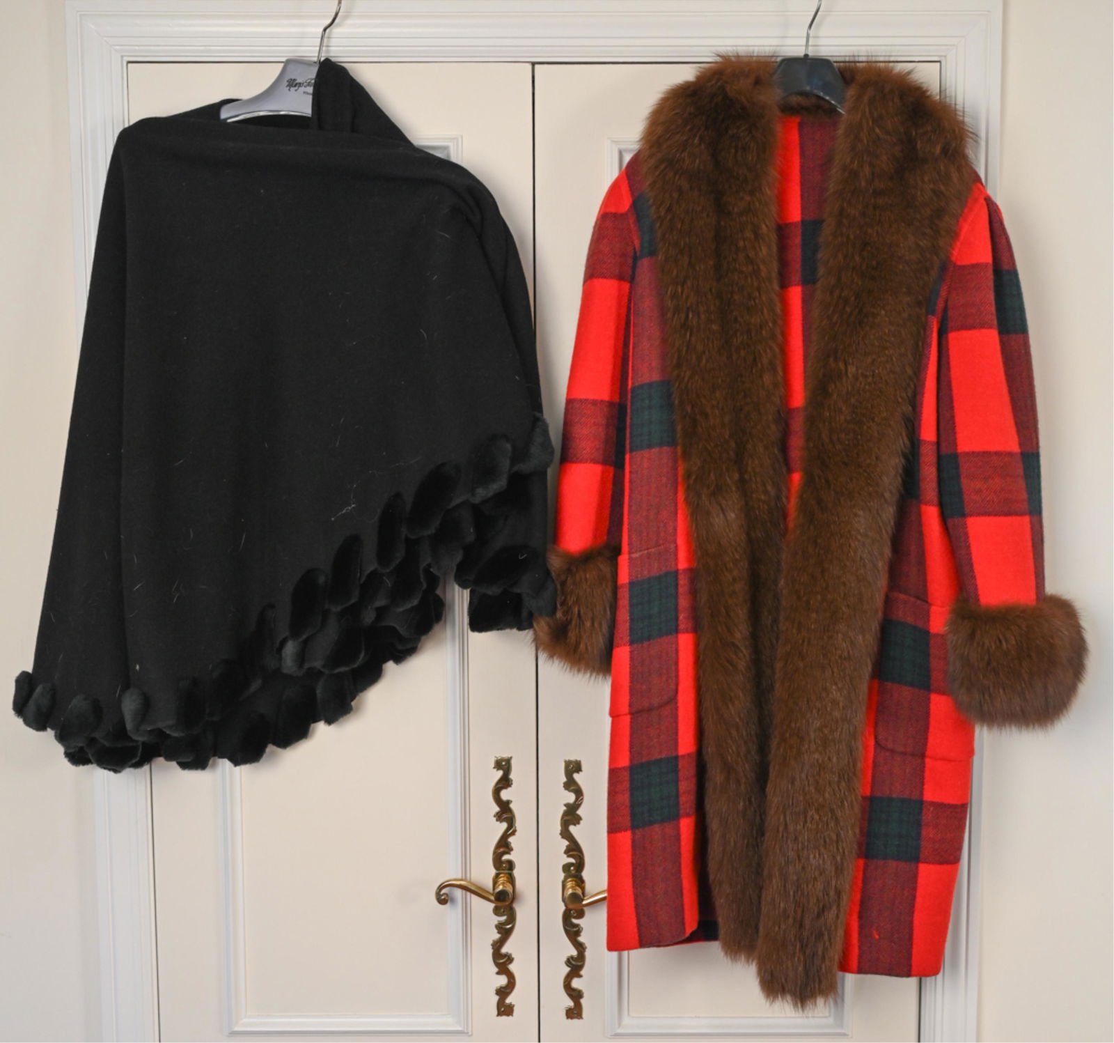 (2) VINTAGE WOOL CAPE & FUR-TRIMMED COAT (1 of 13)