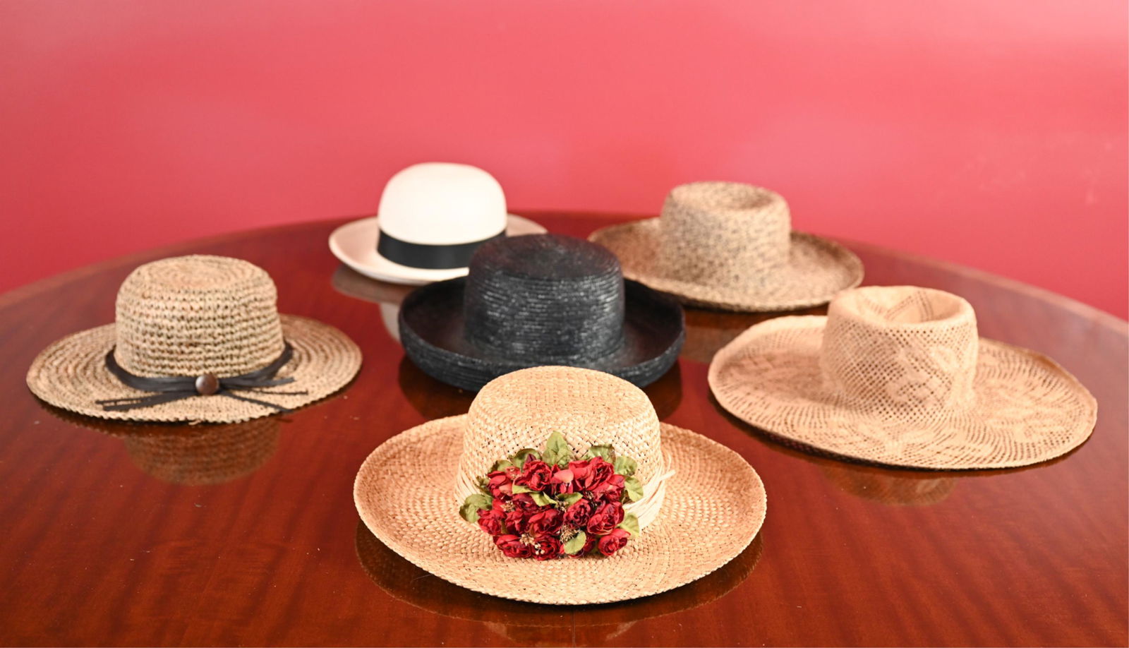 (6) GROUPING OF LADIES SUN HATS (1 of 12)