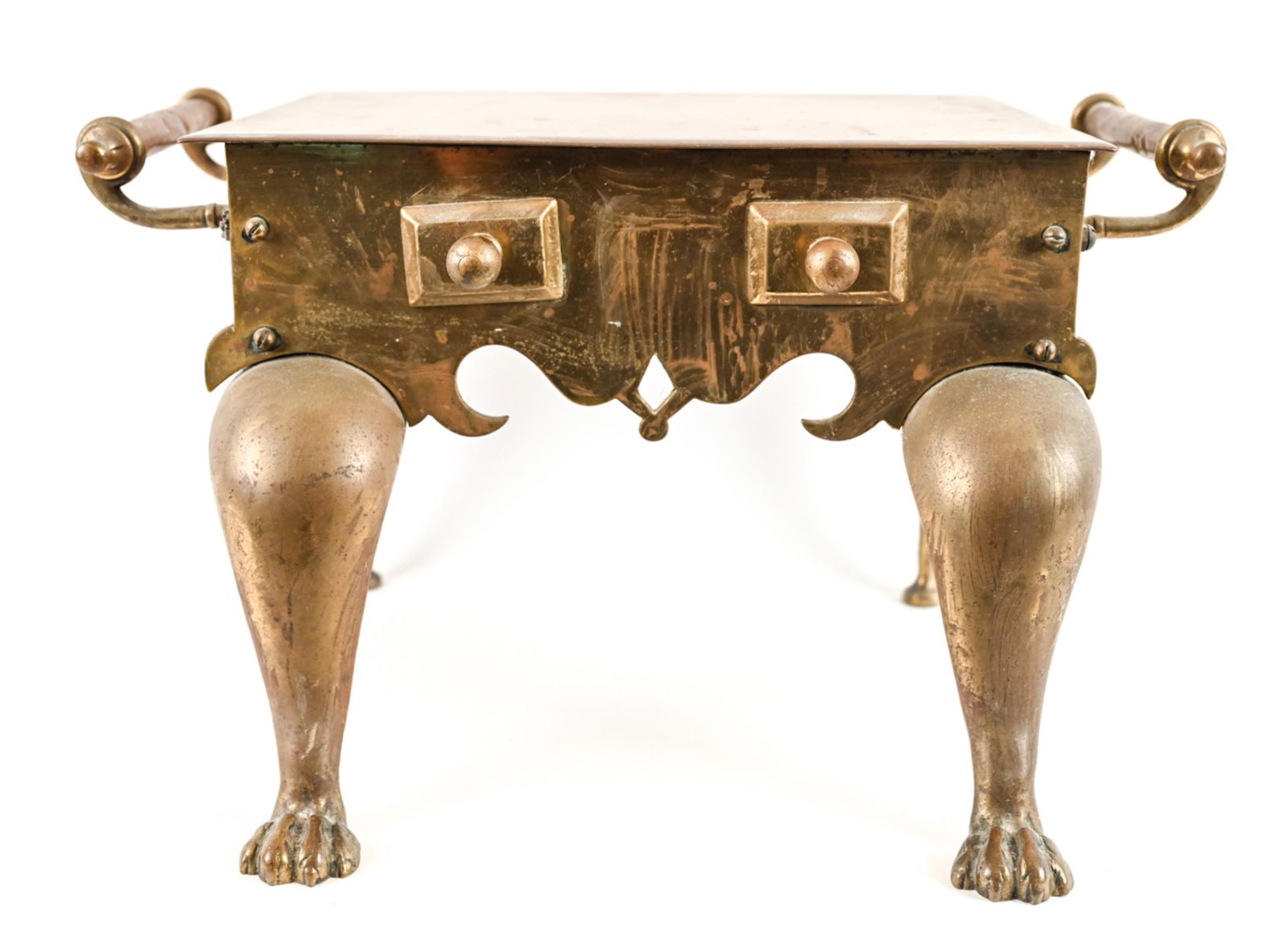 BRASS FIREPLACE TRIVET (1 of 12)