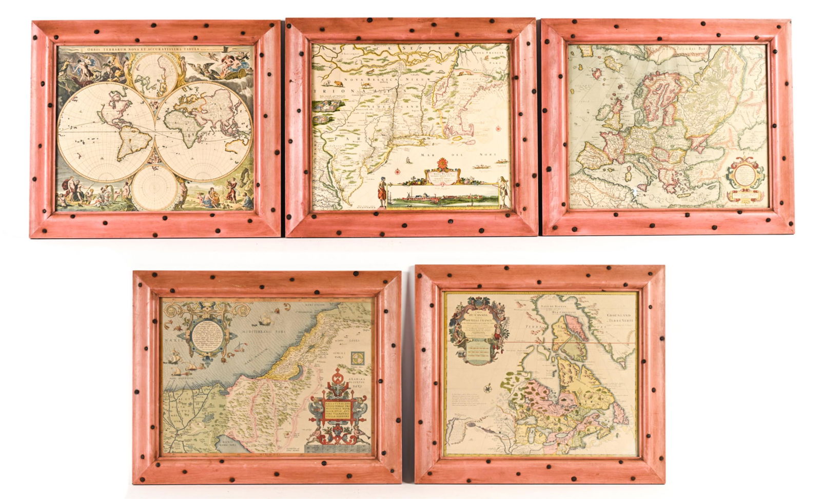 (5) ORBUS TERRARUM AFTER NICOLAO VISSCHER (1 of 17)