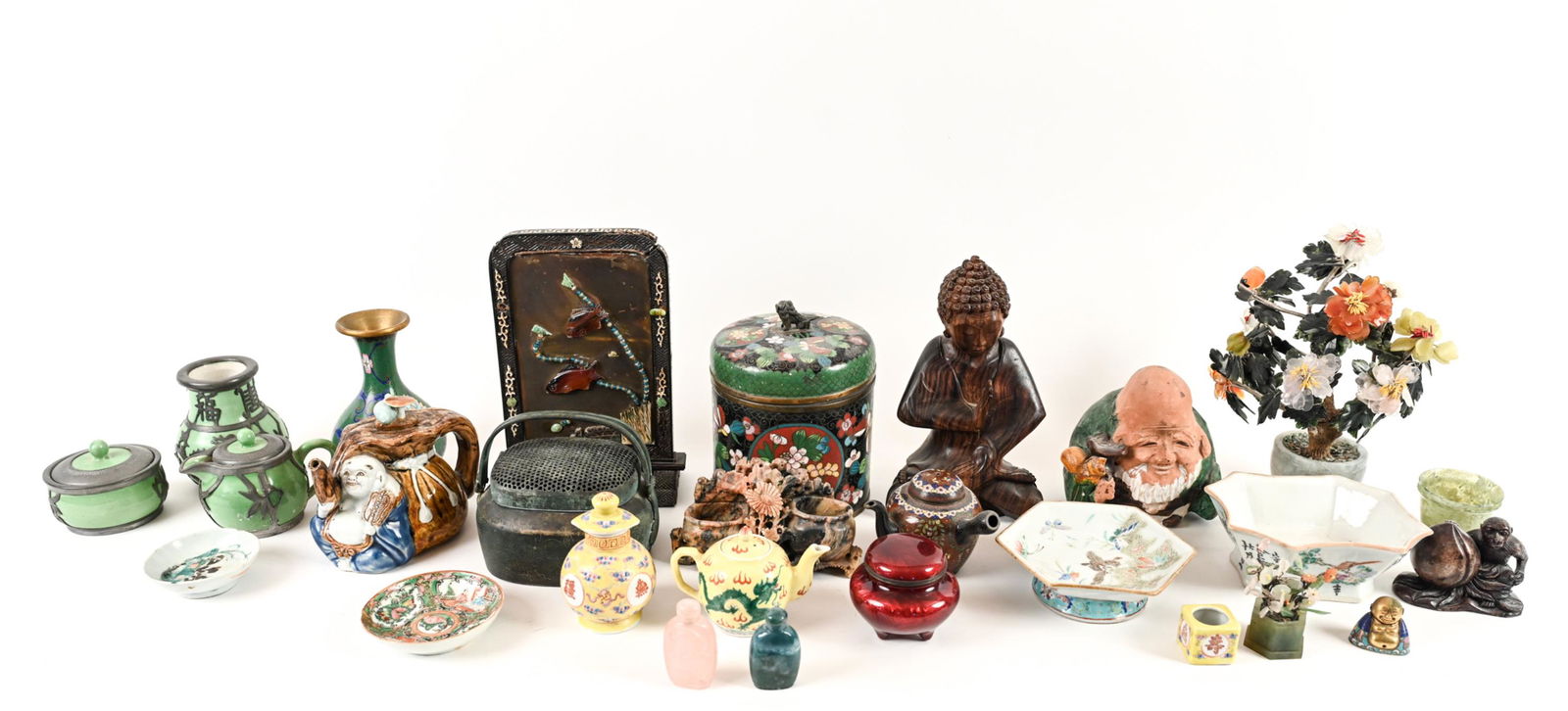 LARGE ASIAN DECORATIVE GROUPING (1 of 20)