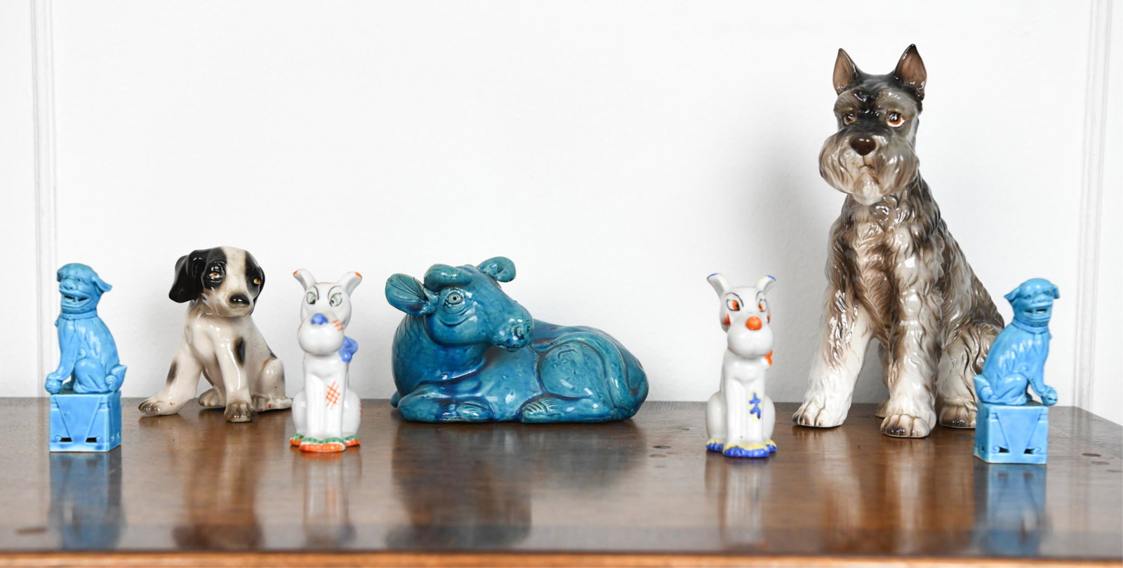 GROUPING OF ANIMAL FIGURE CERAMICS (1 of 19)