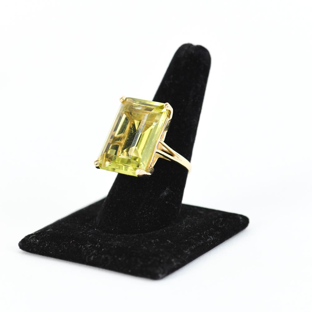 14K GOLD & CITRINE COCKTAIL RING (1 of 8)