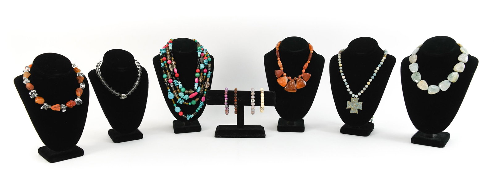 CONTEMPORARY STONE JEWELRY GROUPING (1 of 17)