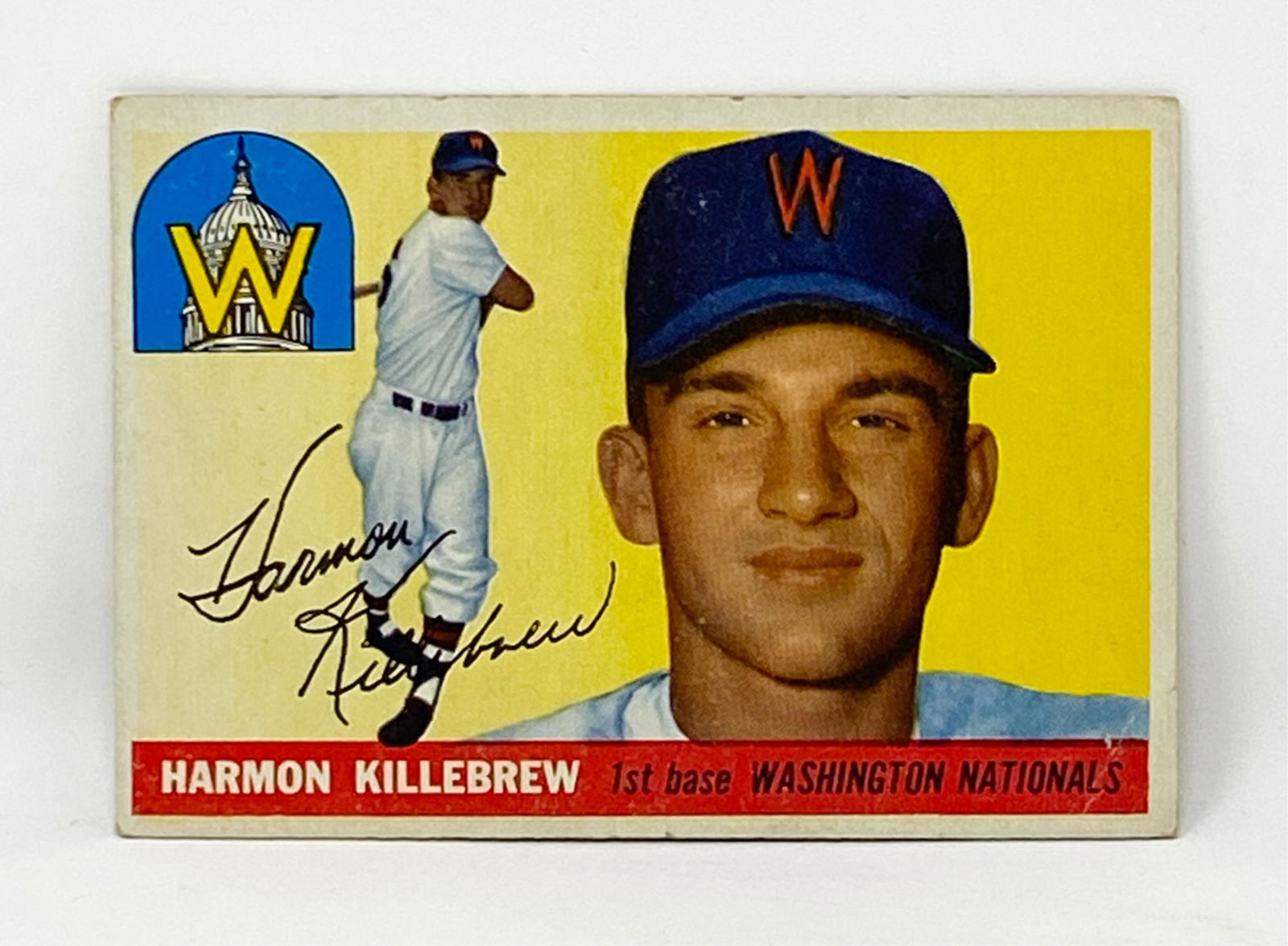 1955 TOPPS HARMON KILLEBREW #124 (1 of 2)