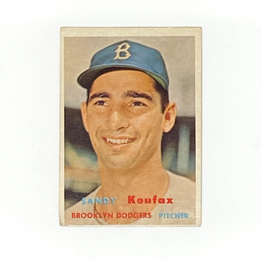 1957 TOPPS SANDY KOUFAX #302 (1 of 2)
