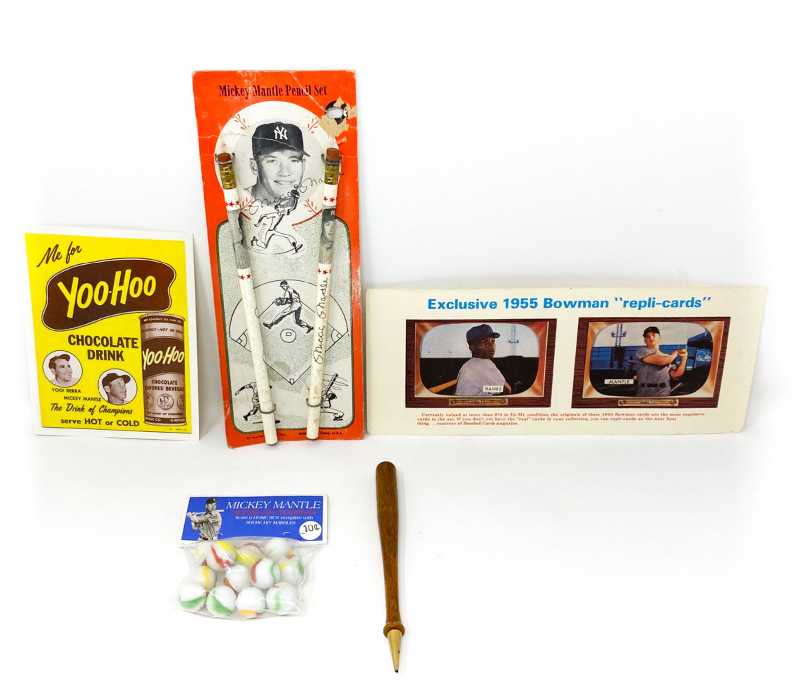 MICKEY MANTLE MEMORABILIA GROUPING (1 of 12)