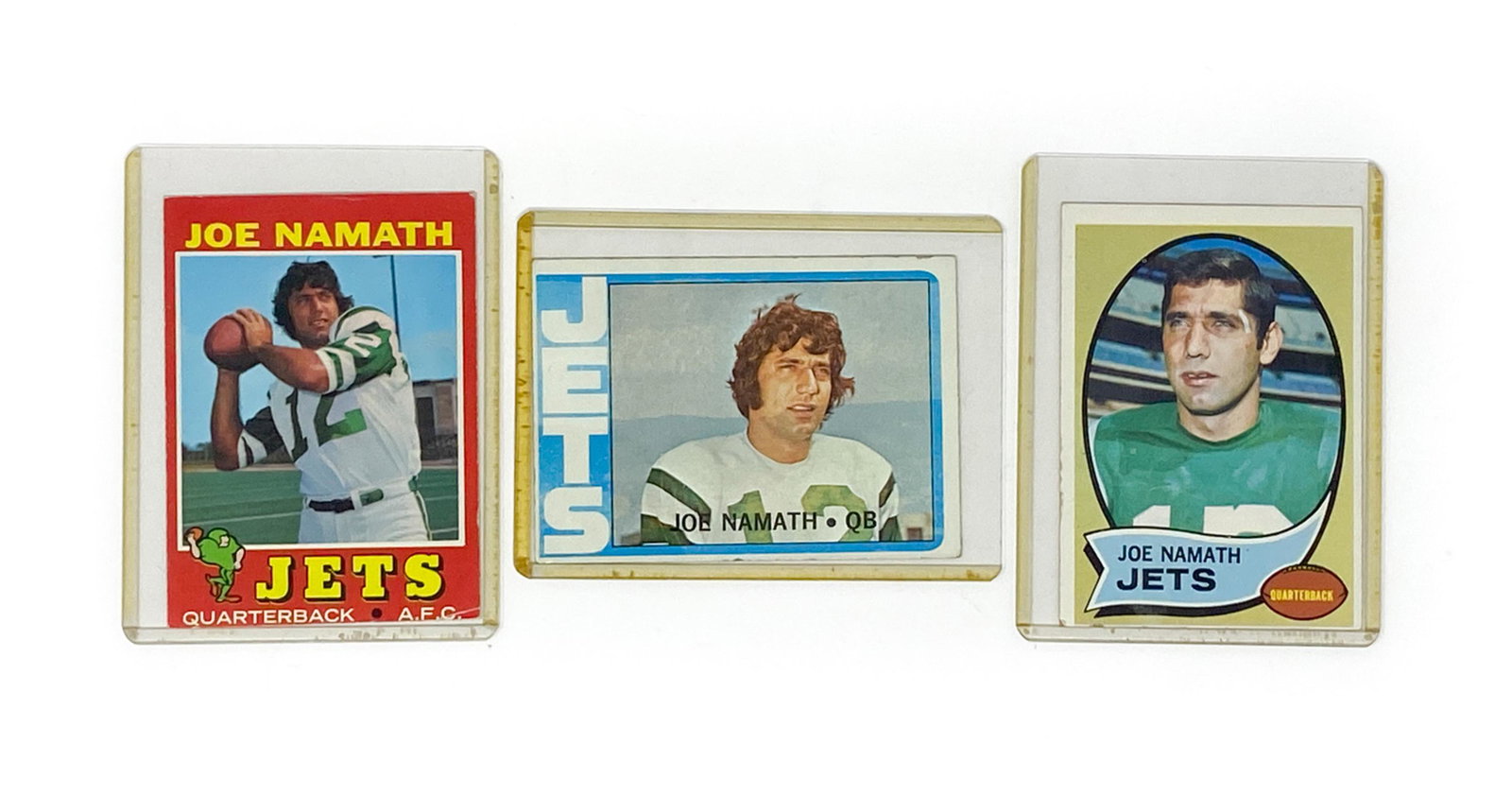 JOE NAMATH CARD GROUPING (1 of 8)