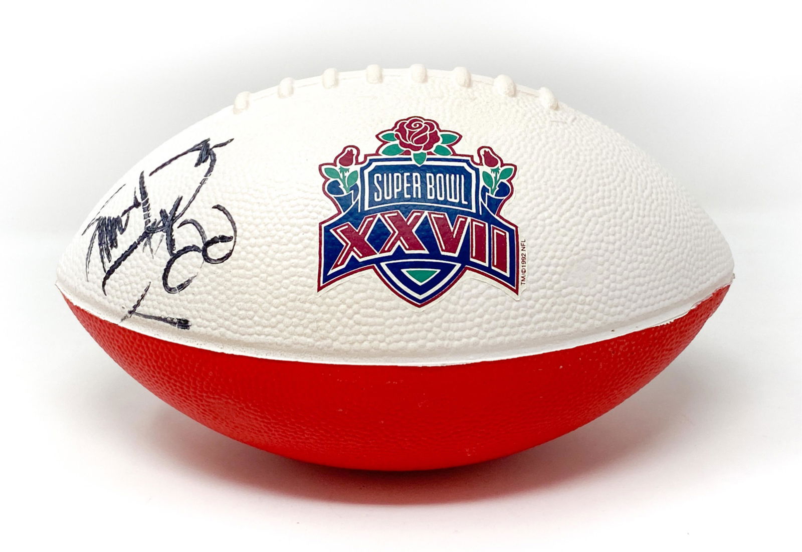 EMMITT SMITH SIGNED FOAM FOOTBALL (1 of 8)