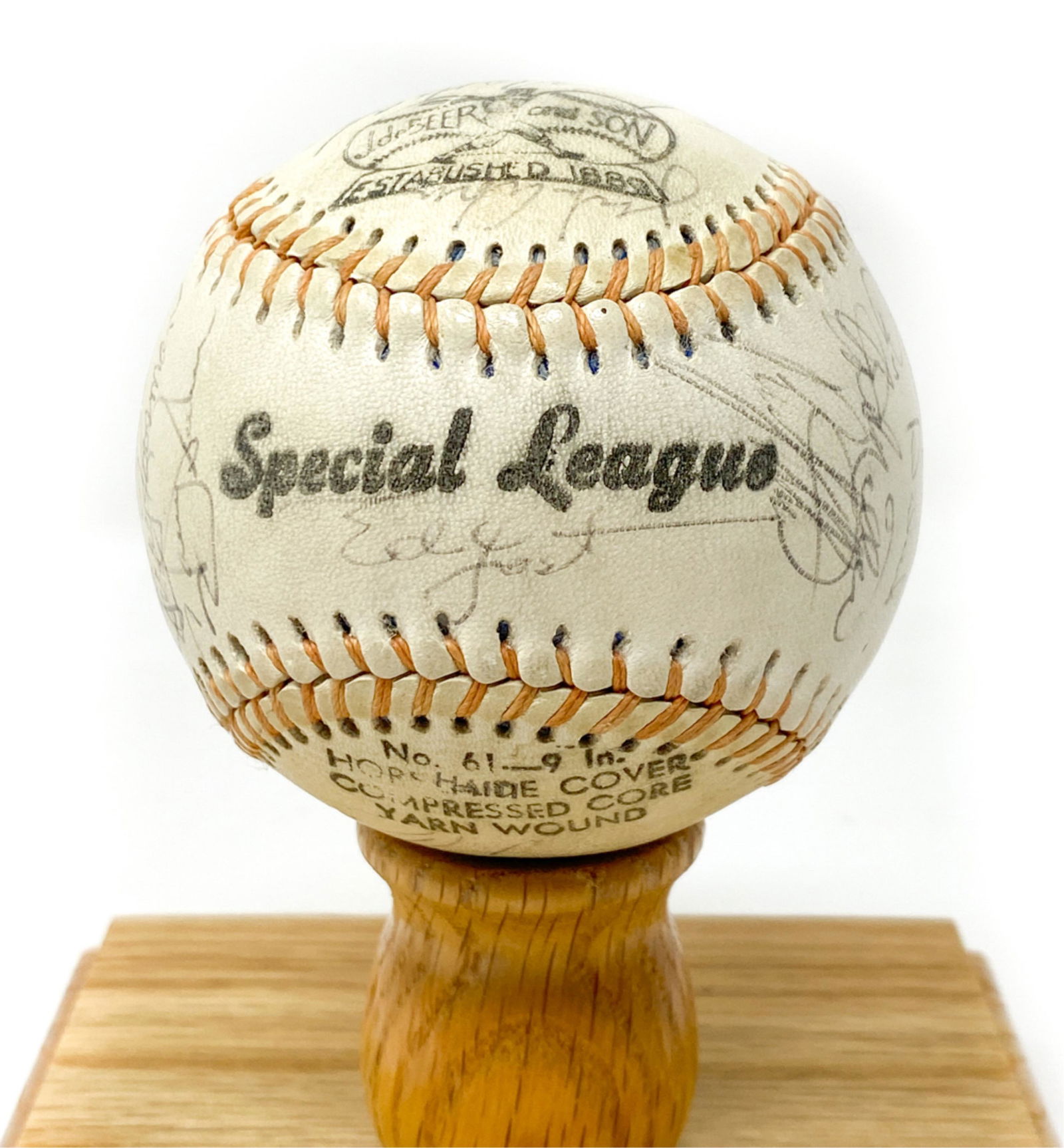 METS COACHES AND PLAYERS 60’s-70’s SIGNED BASEBALL (1 of 6)