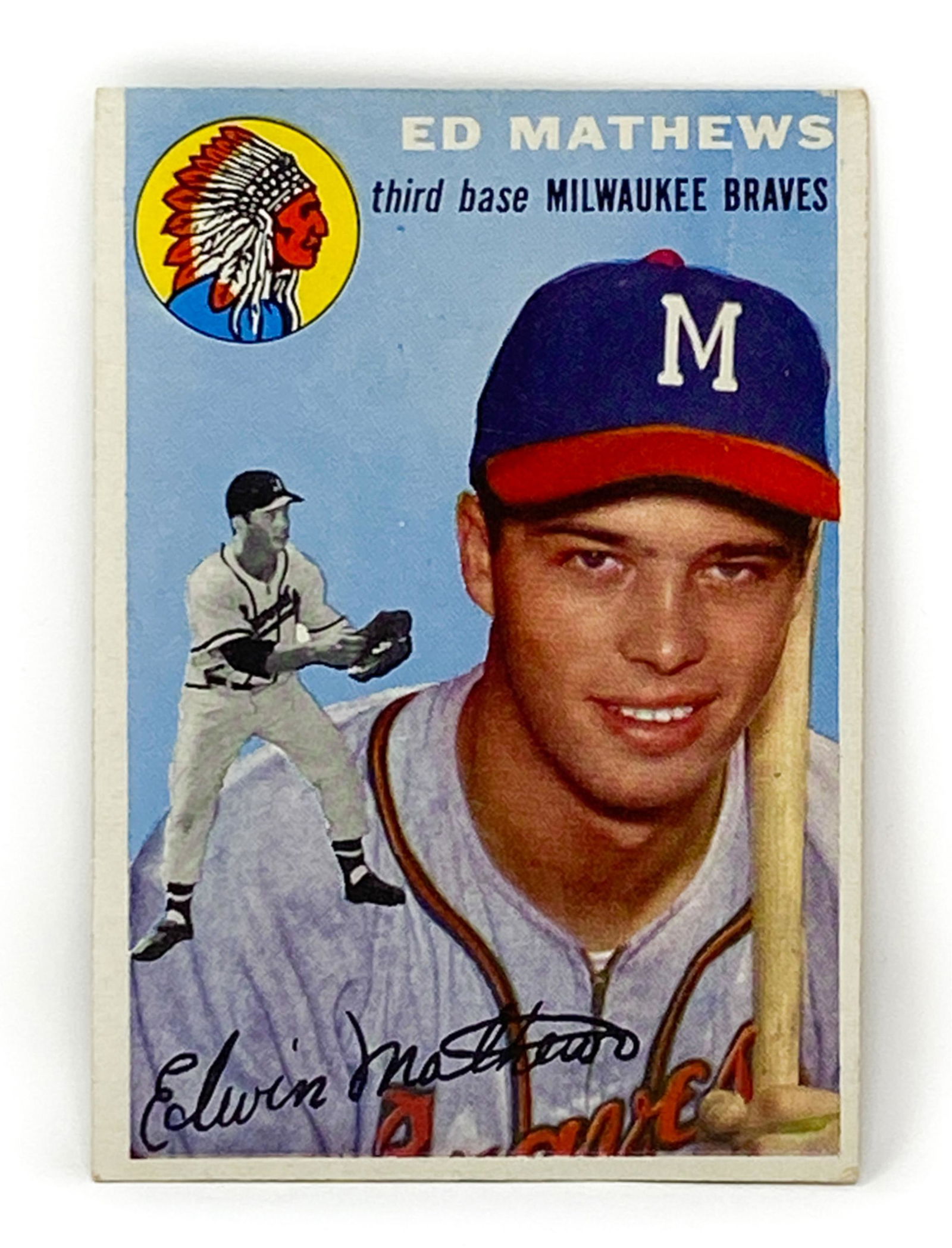 1954 ED MATHEWS TOPPS #30 (1 of 2)