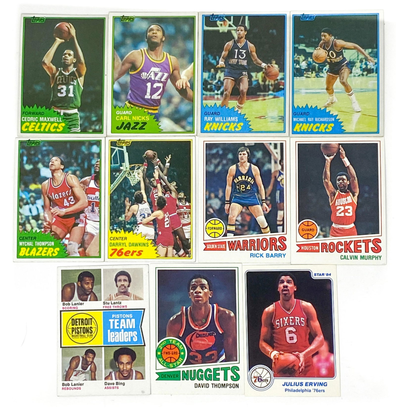 TOPPS 1970's-80's BASKETBALL CARDS (1 of 8)