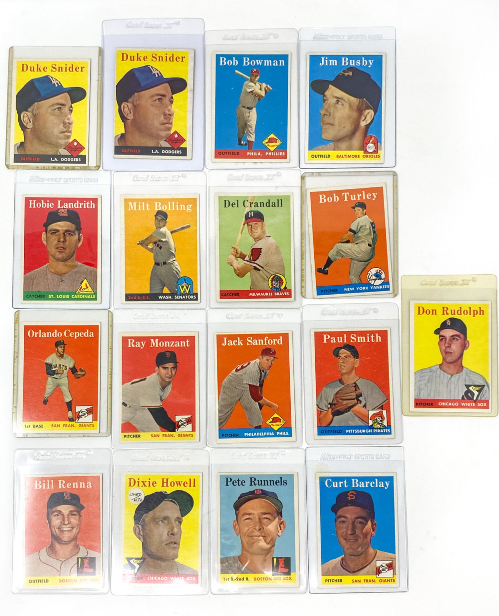 TOPPS 1958 CARD GROUPING (1 of 7)