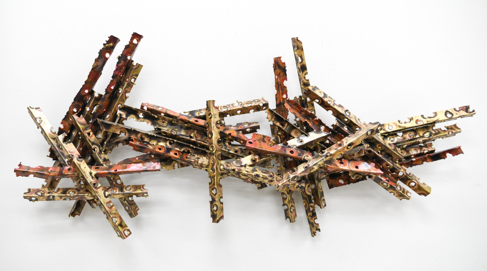 SILAS SEANDEL SIGNED BRUTALIST WALL SCULPTURE (1 of 7)