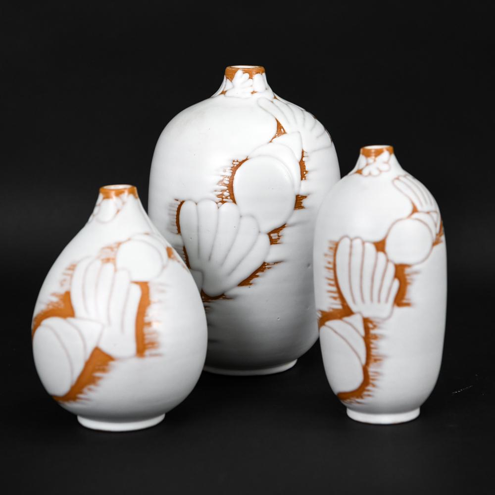 (3) ANNA-LISA THOMPSON UPSALA EKEBY "EXPO" VASES (1 of 13)