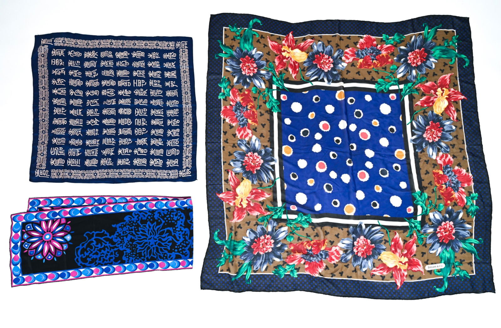 (3) SILK SCARVES INCL. TIFFANY & CO. AND PUCCI (1 of 16)