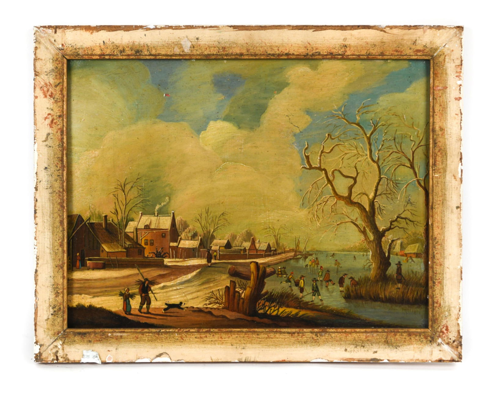 19TH/20TH C. DUTCH OIL ON COPPER (1 of 8)