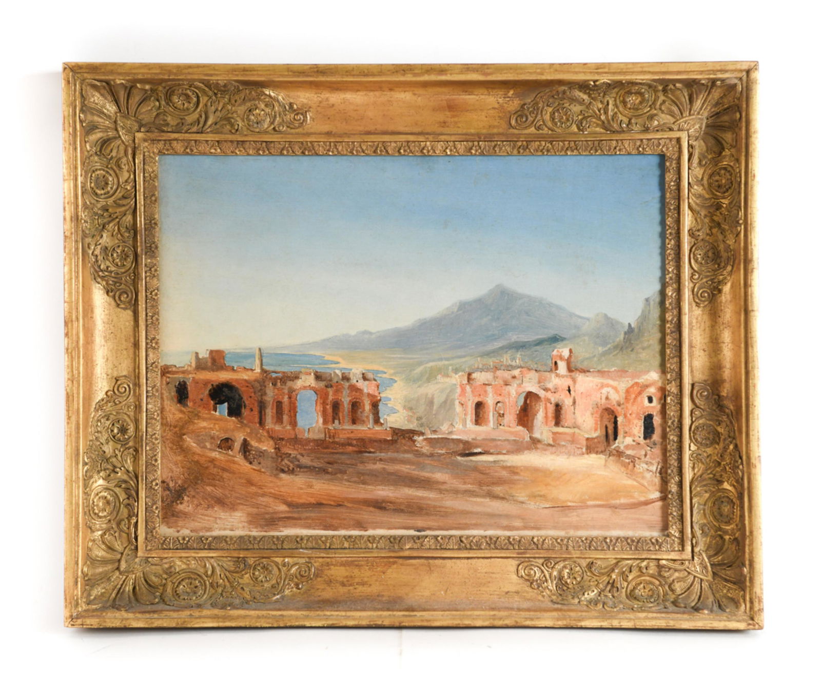 EARLY 19TH C. VIEW OF TAORMINA (1 of 8)