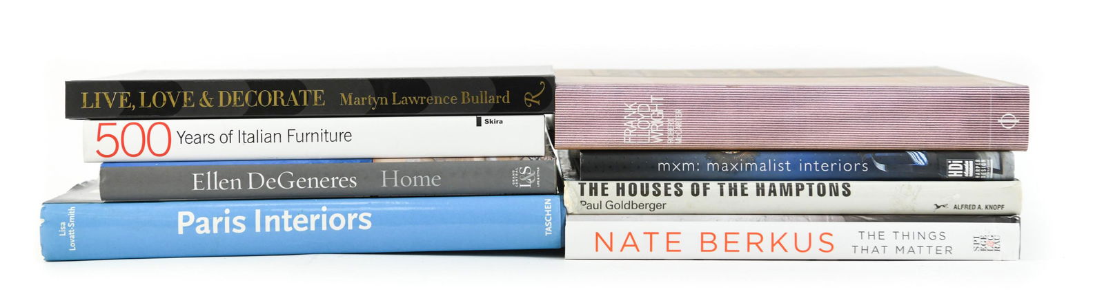 FURNITURE, ARCHITECTURE & INTERIOR DESIGN BOOKS (1 of 18)