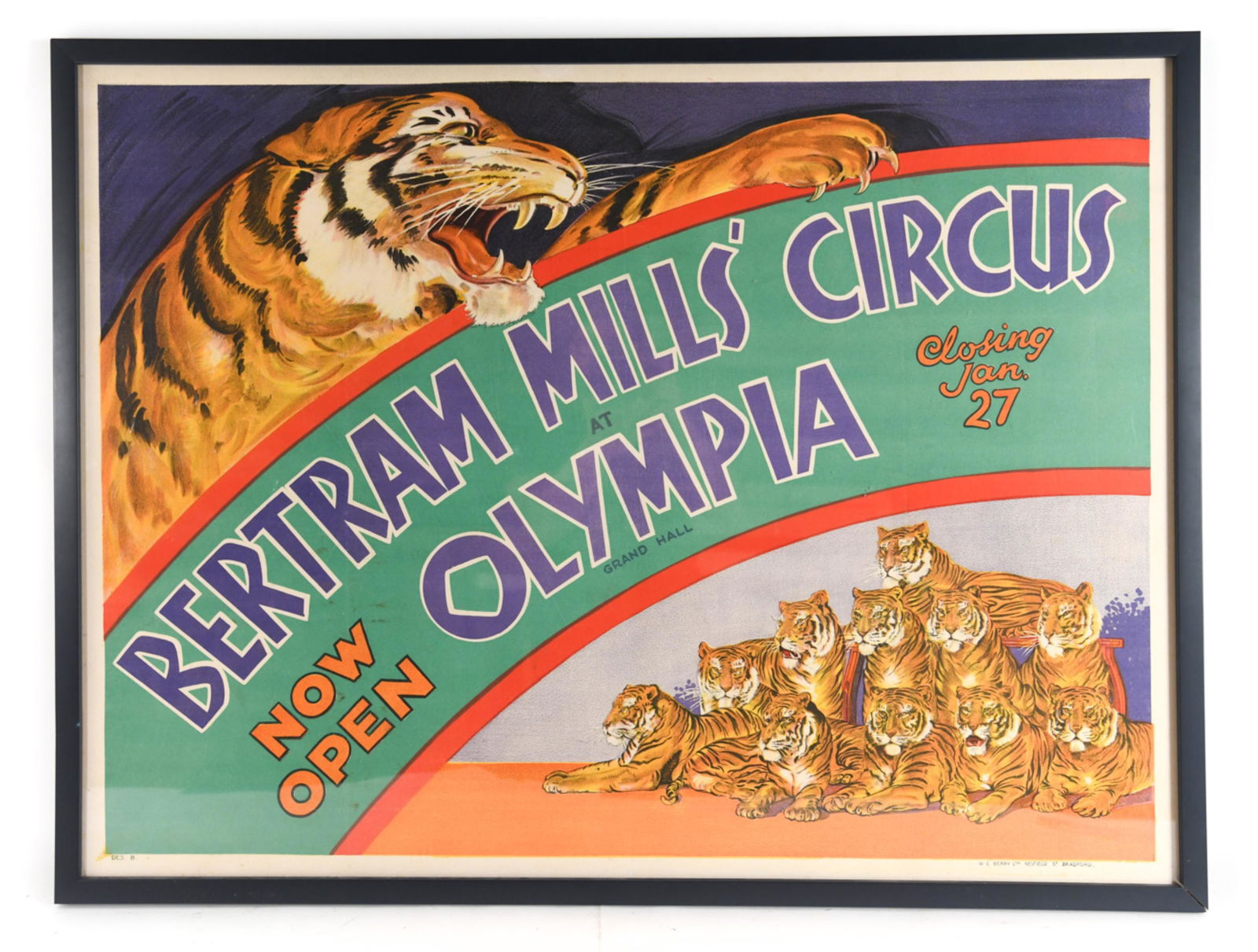 ENGLISH BERTRAM MILLS' CIRCUS POSTER (1 of 10)