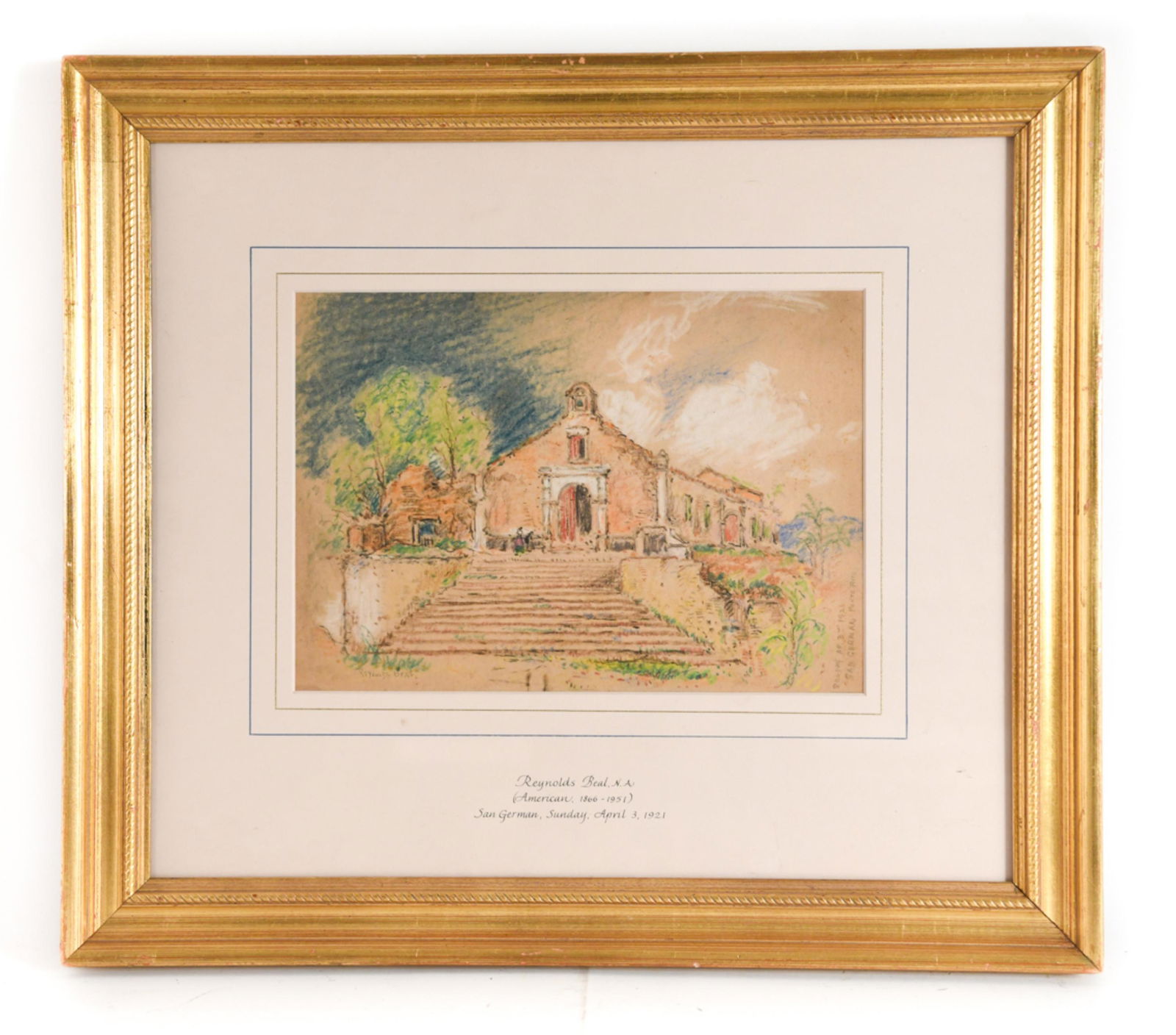 REYNOLDS BEAL (1866-1951) PUERTO RICO CRAYON (1 of 11)