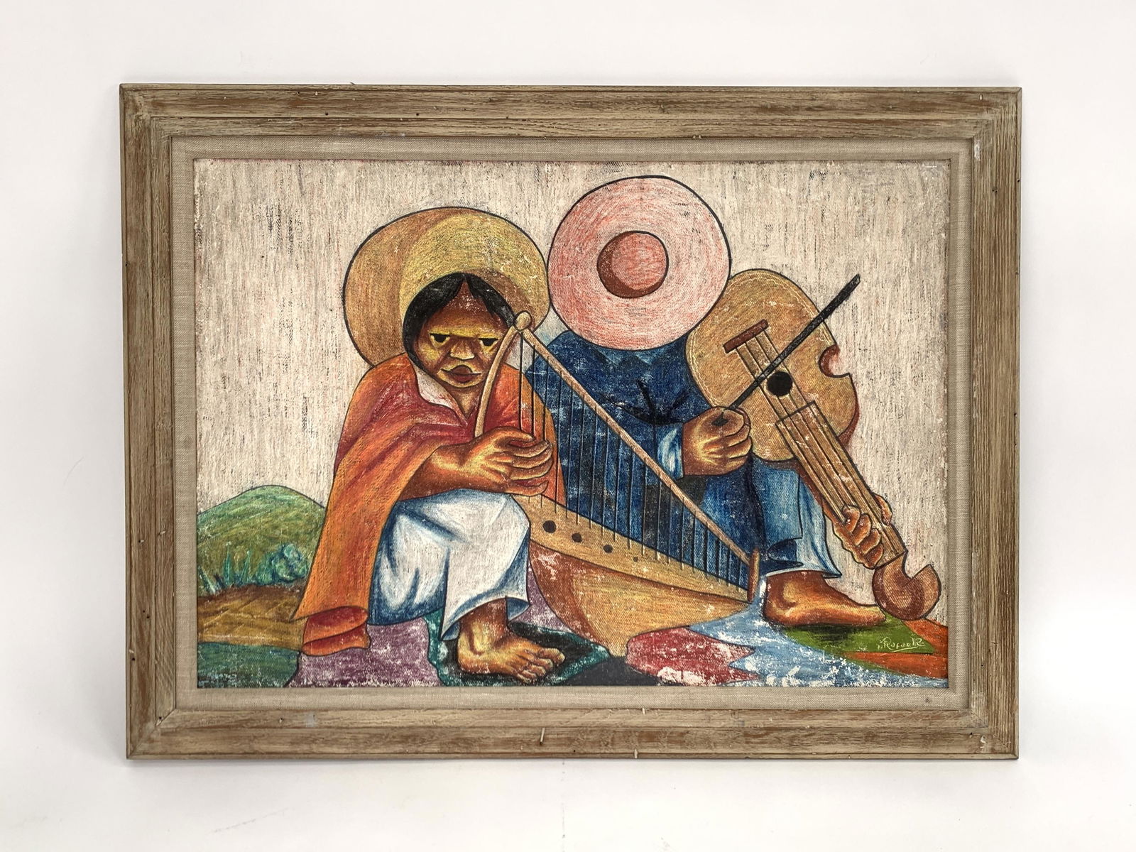 MODERN MEXICAN O/B OF MUSICIANS (1 of 6)