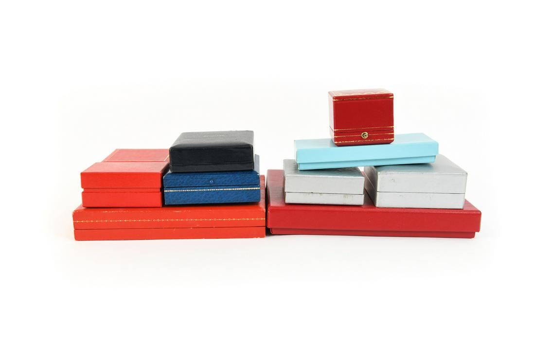 VINTAGE RING & JEWELRY BOXES INCL. CARTIER (1 of 15)