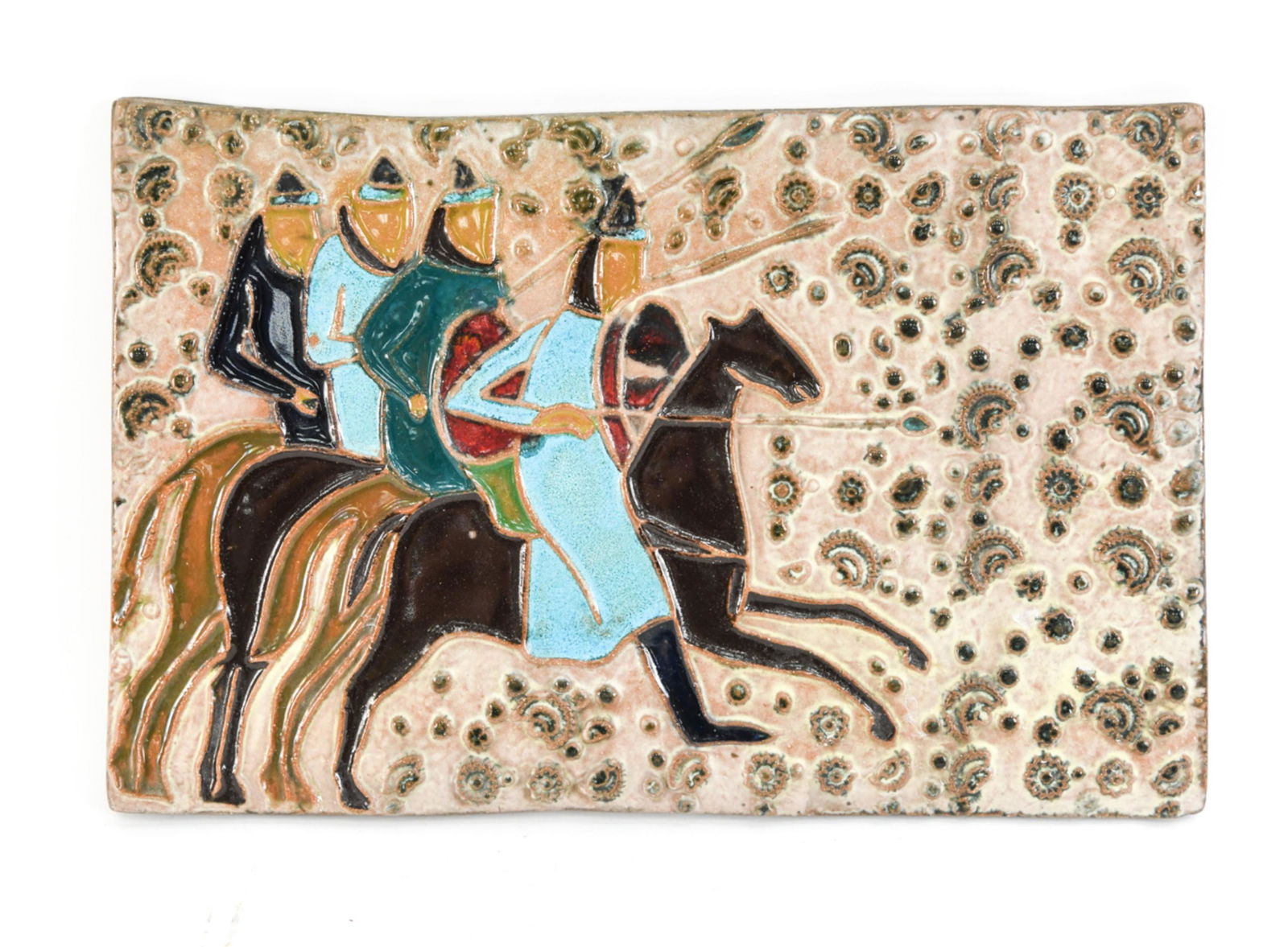 MID-CENTURY LISA LARSON STYLE CERAMIC WALL TILE (1 of 7)