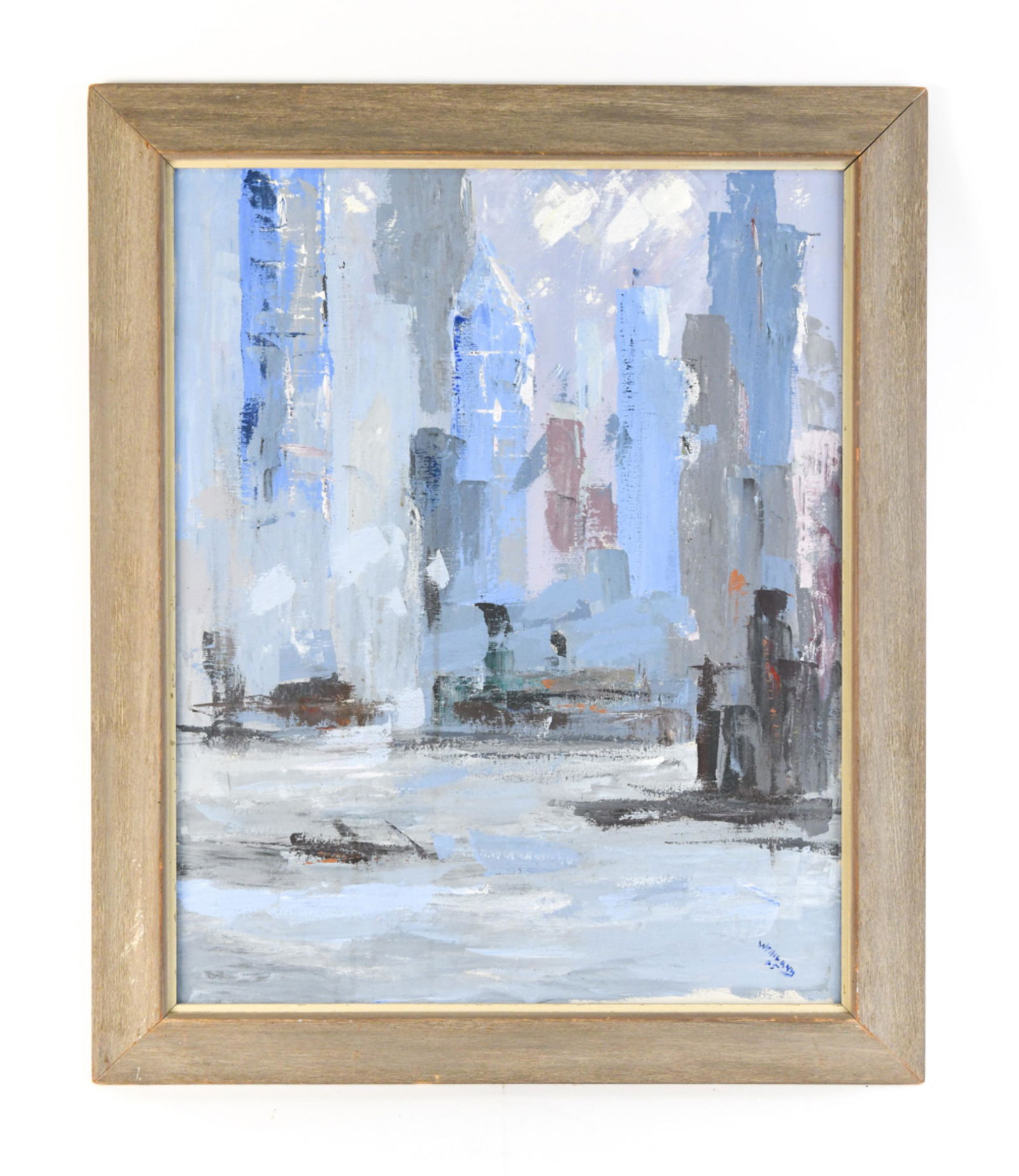 1965 ABSTRACT CITYSCAPE O/C (1 of 7)