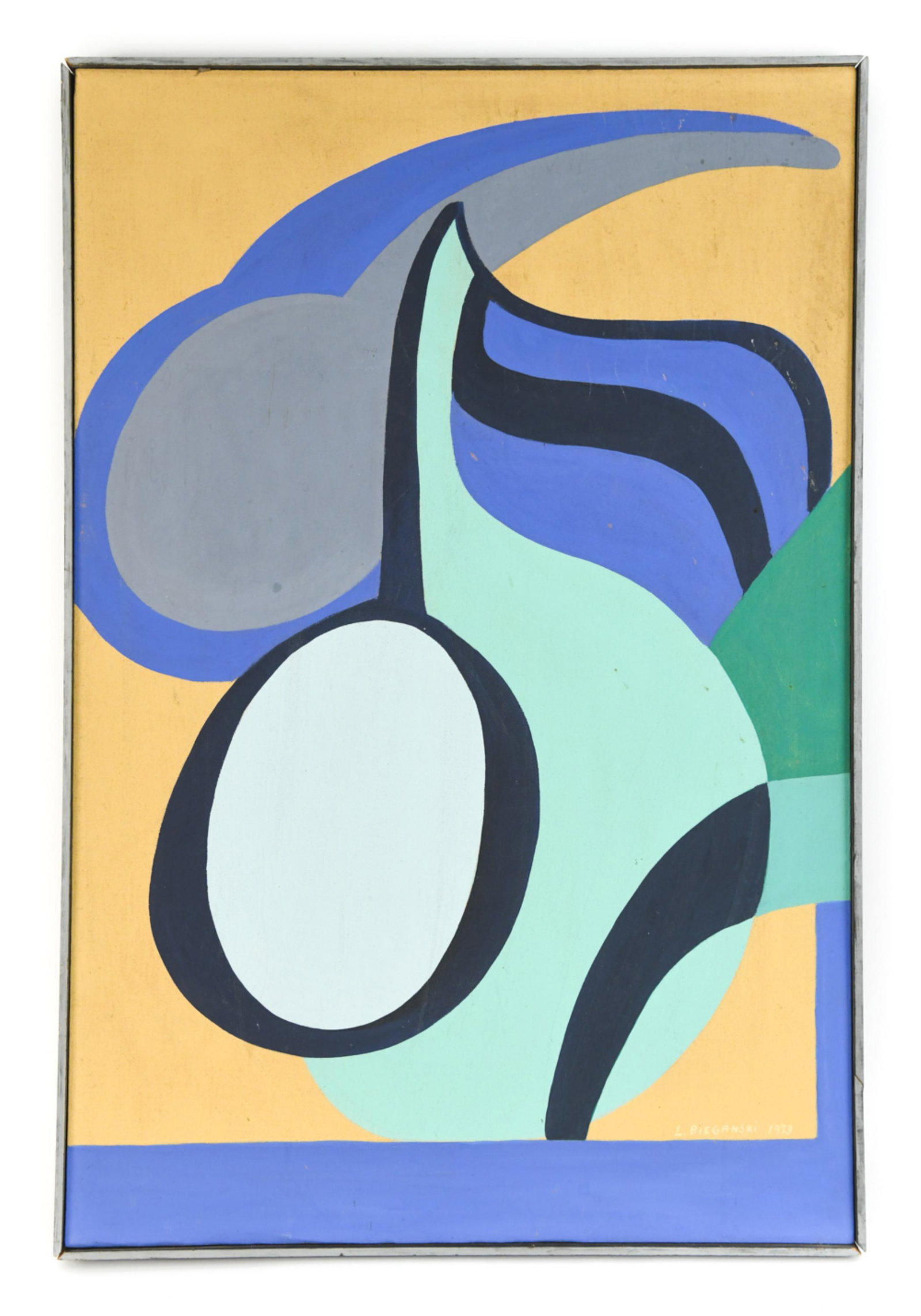 1973 MODERN ABSTRACT O/C (1 of 8)