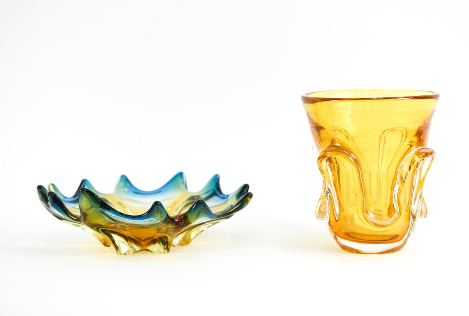 (2) PIECES MURANO STYLE ART GLASS (1 of 10)