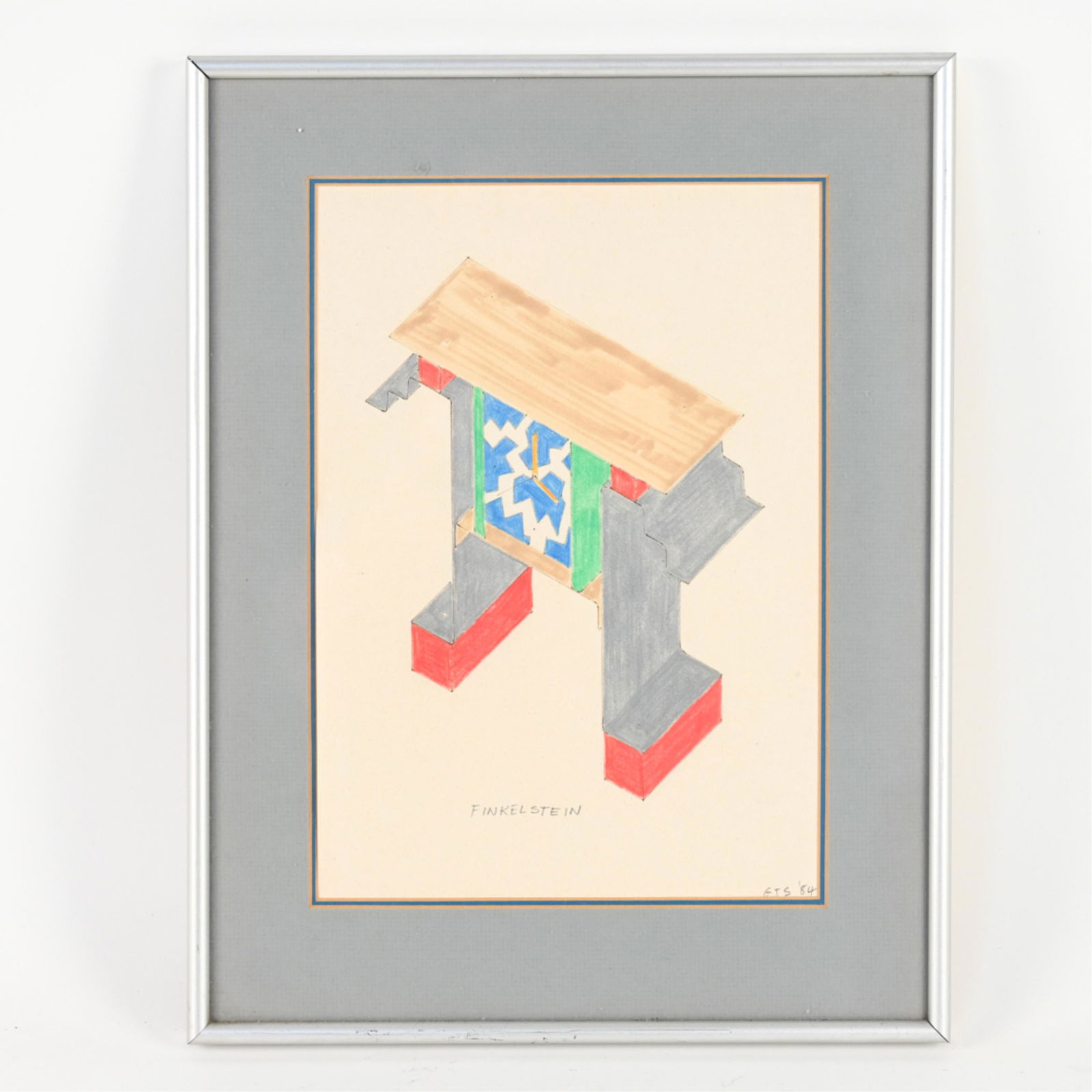 GEORGE SOWDEN "FINKELSTEIN" ORIGINAL CLOCK DESIGN (1 of 11)