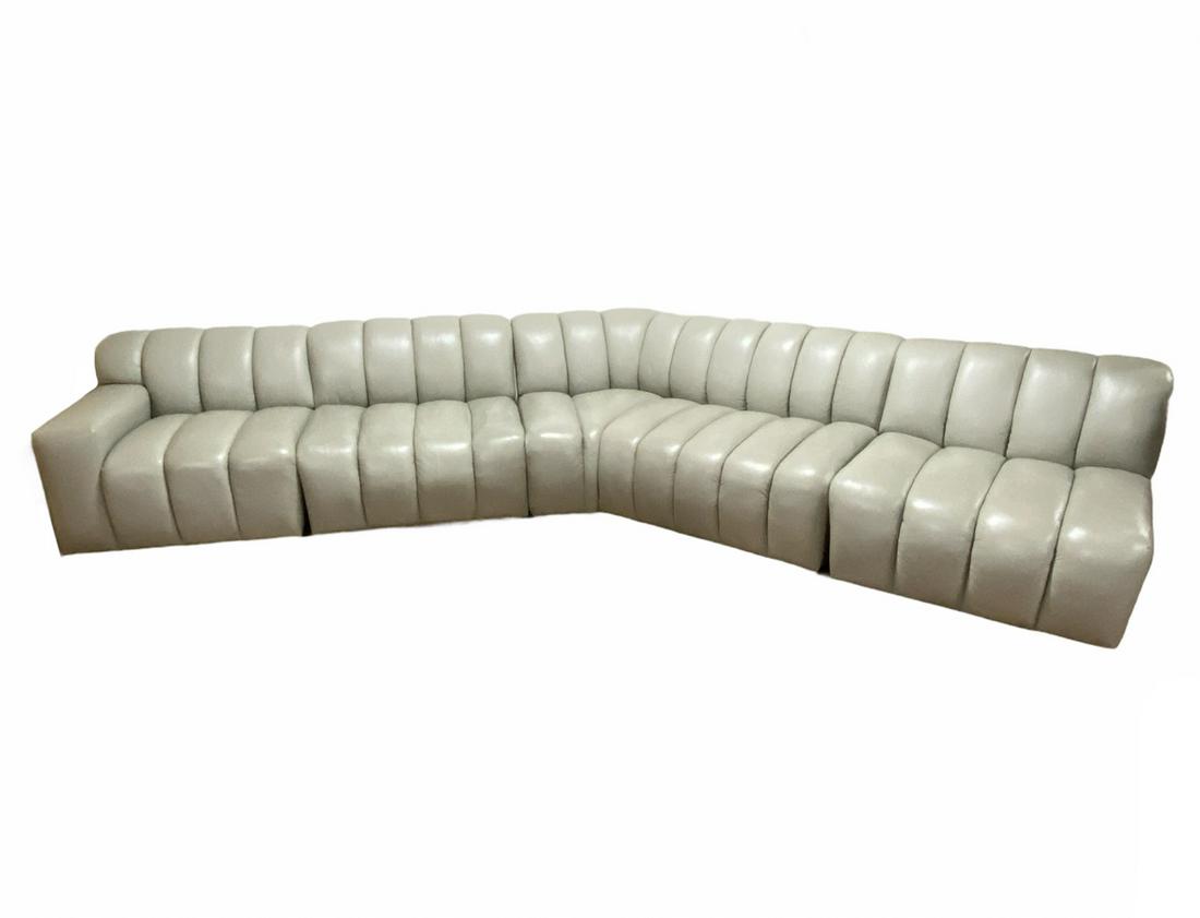 MANNER STEVE CHASE CHANNELED MODULAR SOFA (1 of 13)