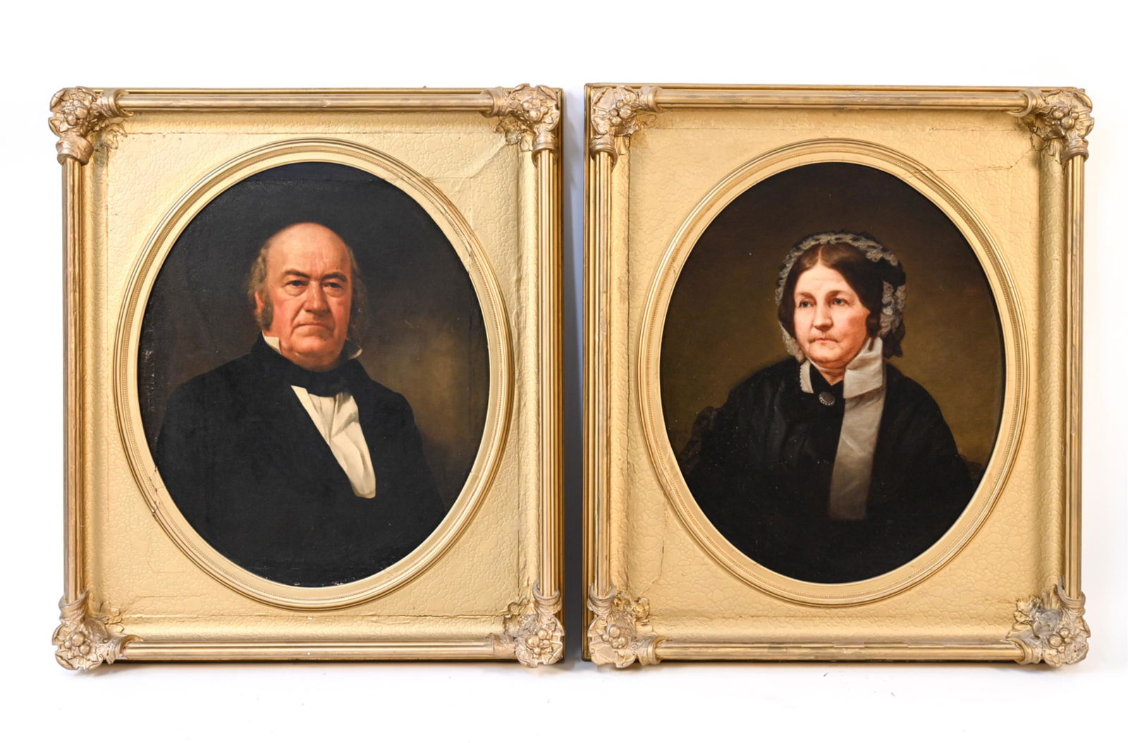 W. COGSWELL (1819-1903) PORTRAITS MR. & MRS. EWING (1 of 15)