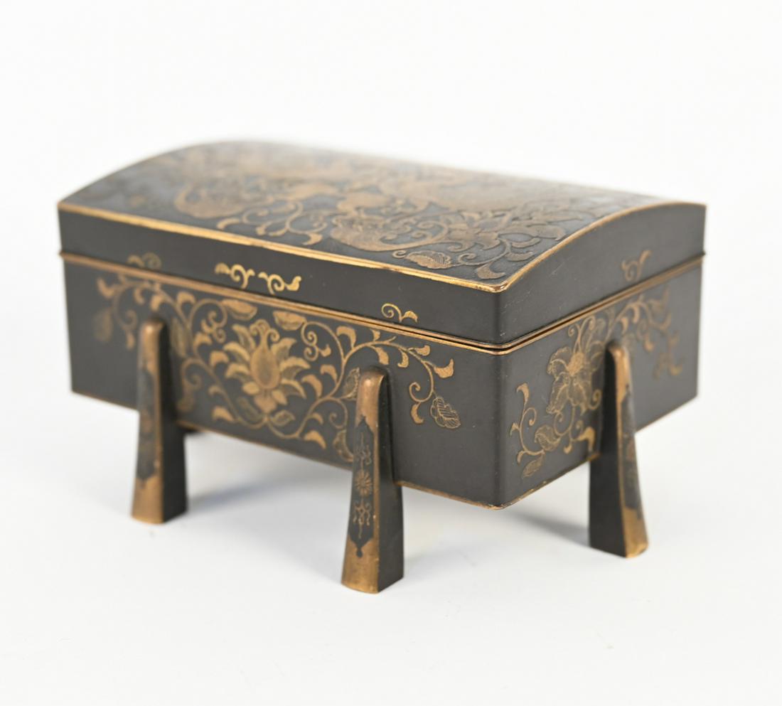 VINTAGE JAPANESE MIXED METAL INLAID BOX (1 of 10)