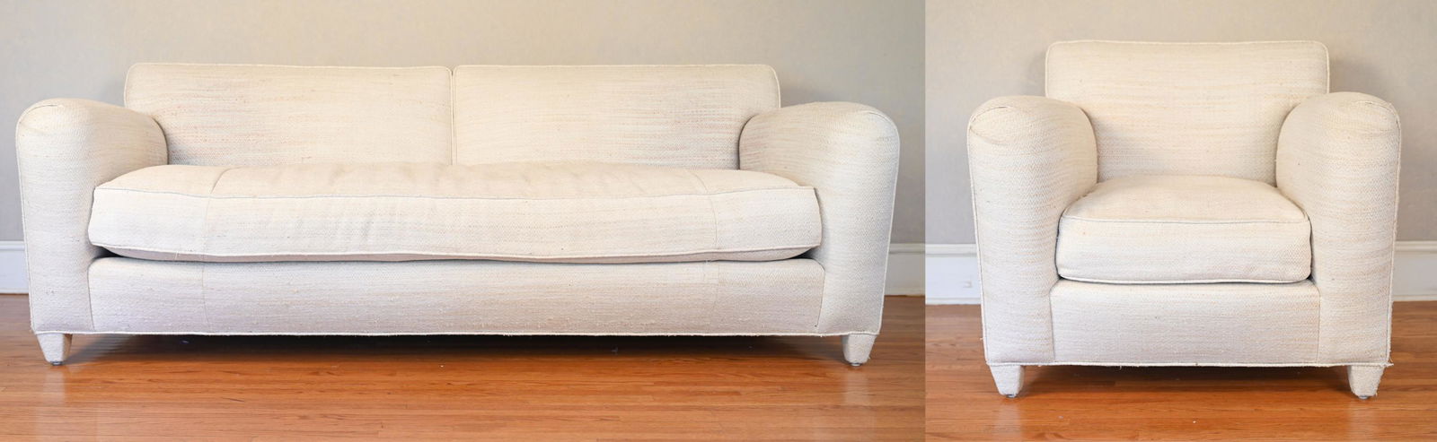 1980'S DONGHIA CLUB SOFA & ARMCHAIR (1 of 20)