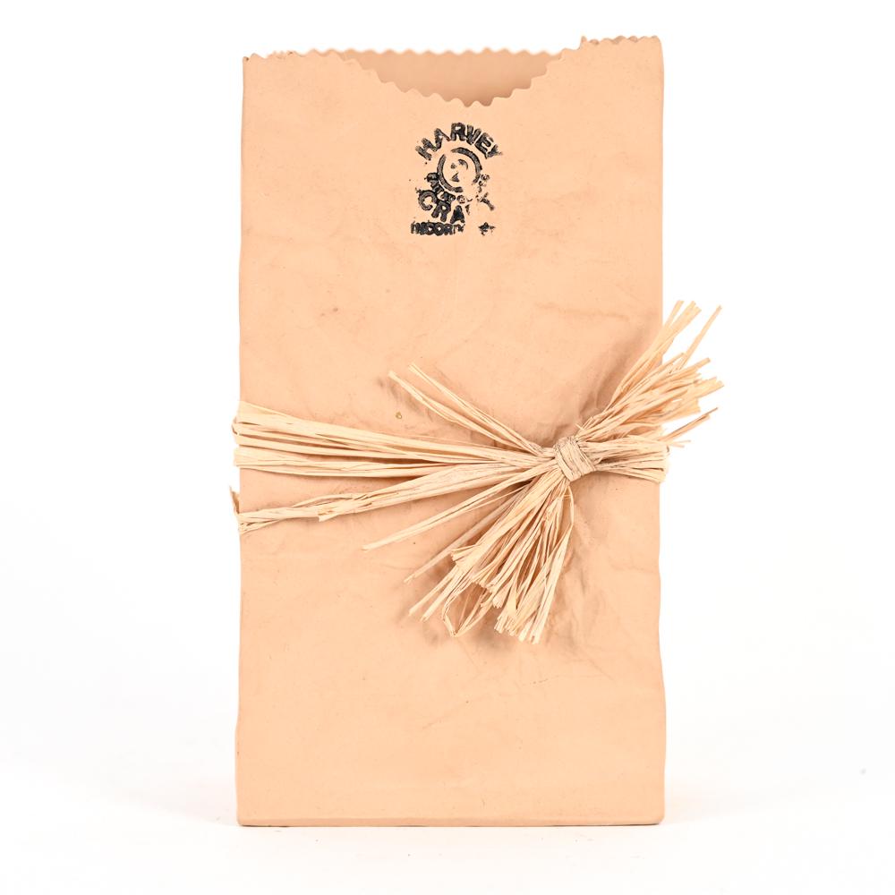 MICHAEL HARVEY PAPER BAG PORCELAIN VASE (1 of 13)