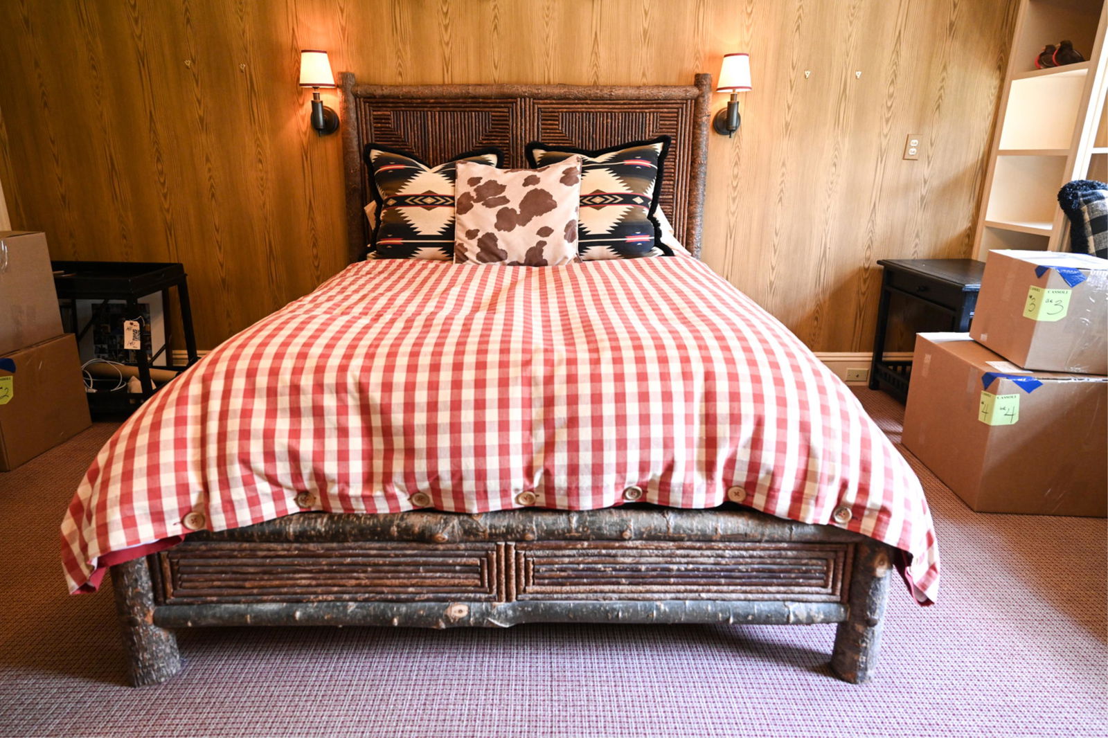 LA LUNE COLLECTION ADIRONDACK STYLE BED (1 of 15)
