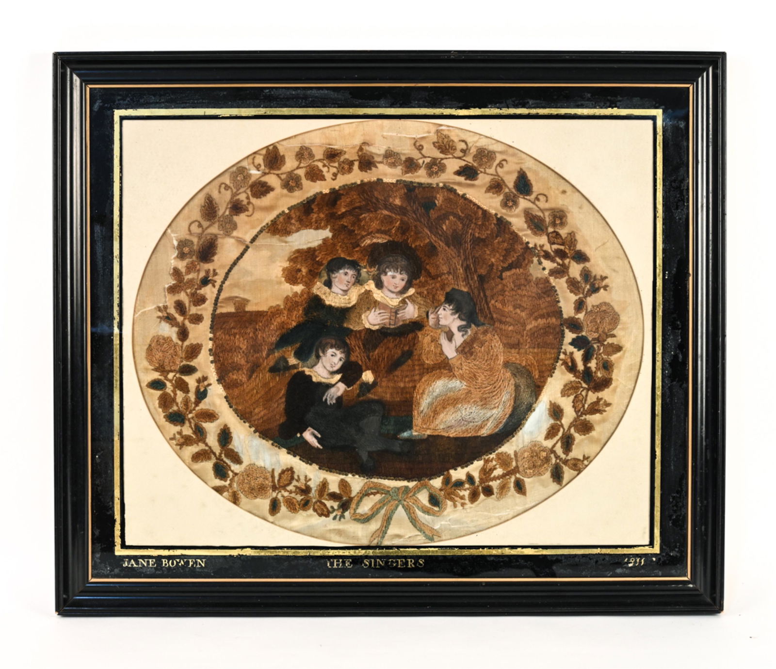 1811 JANE BOWEN SILKWORK PICTURE (1 of 15)