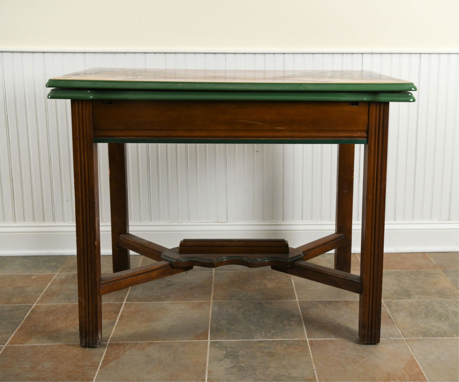 1920S ENAMEL TOP KITCHEN DINING TABLE (1 of 7)