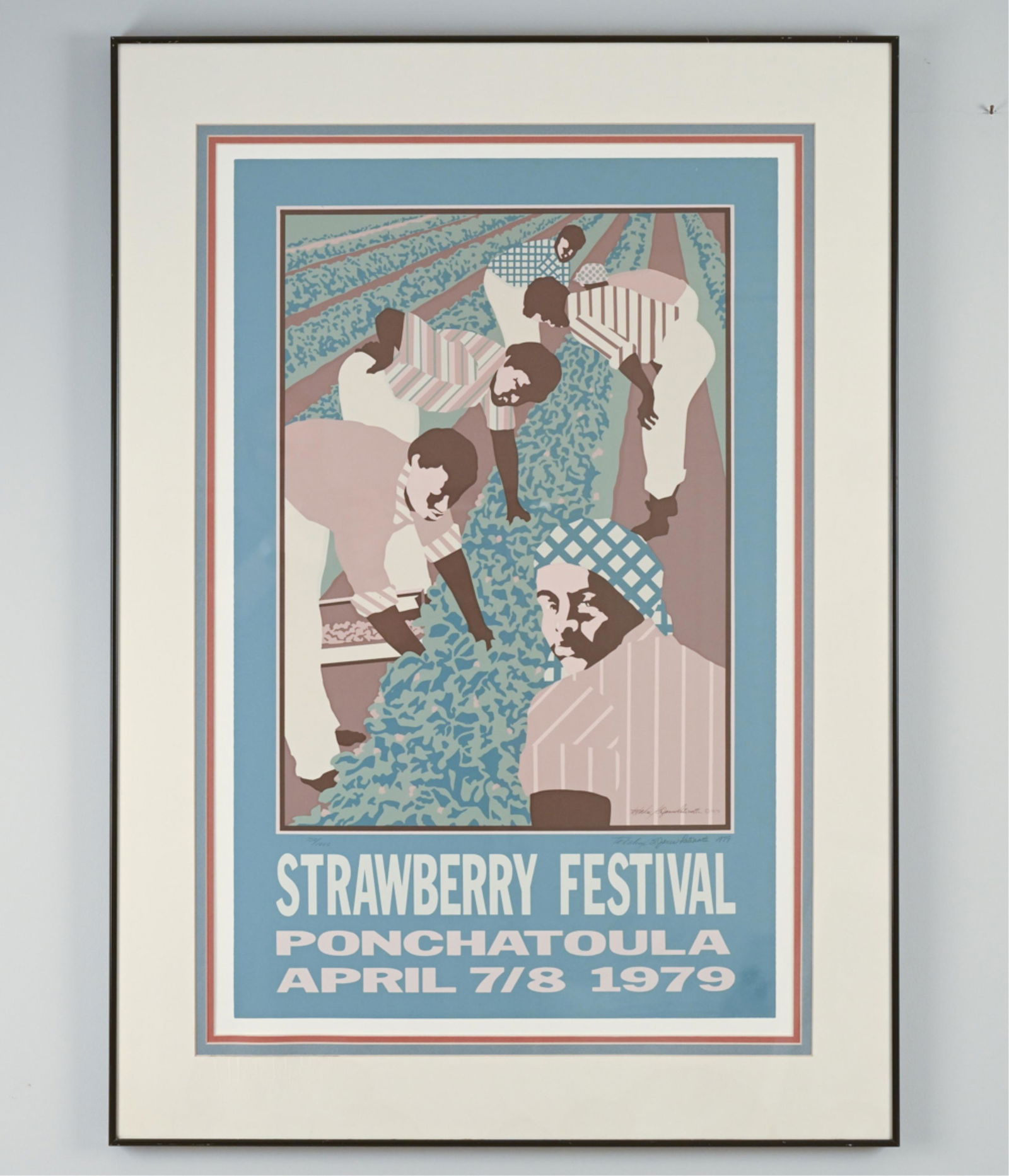 SIGNED 1979 STRAWBERRY FESTIVAL POSTER (1 of 9)
