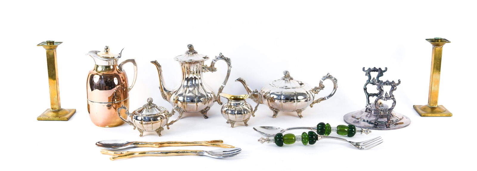 DECORATIVE METALWARE GROUPING (1 of 20)
