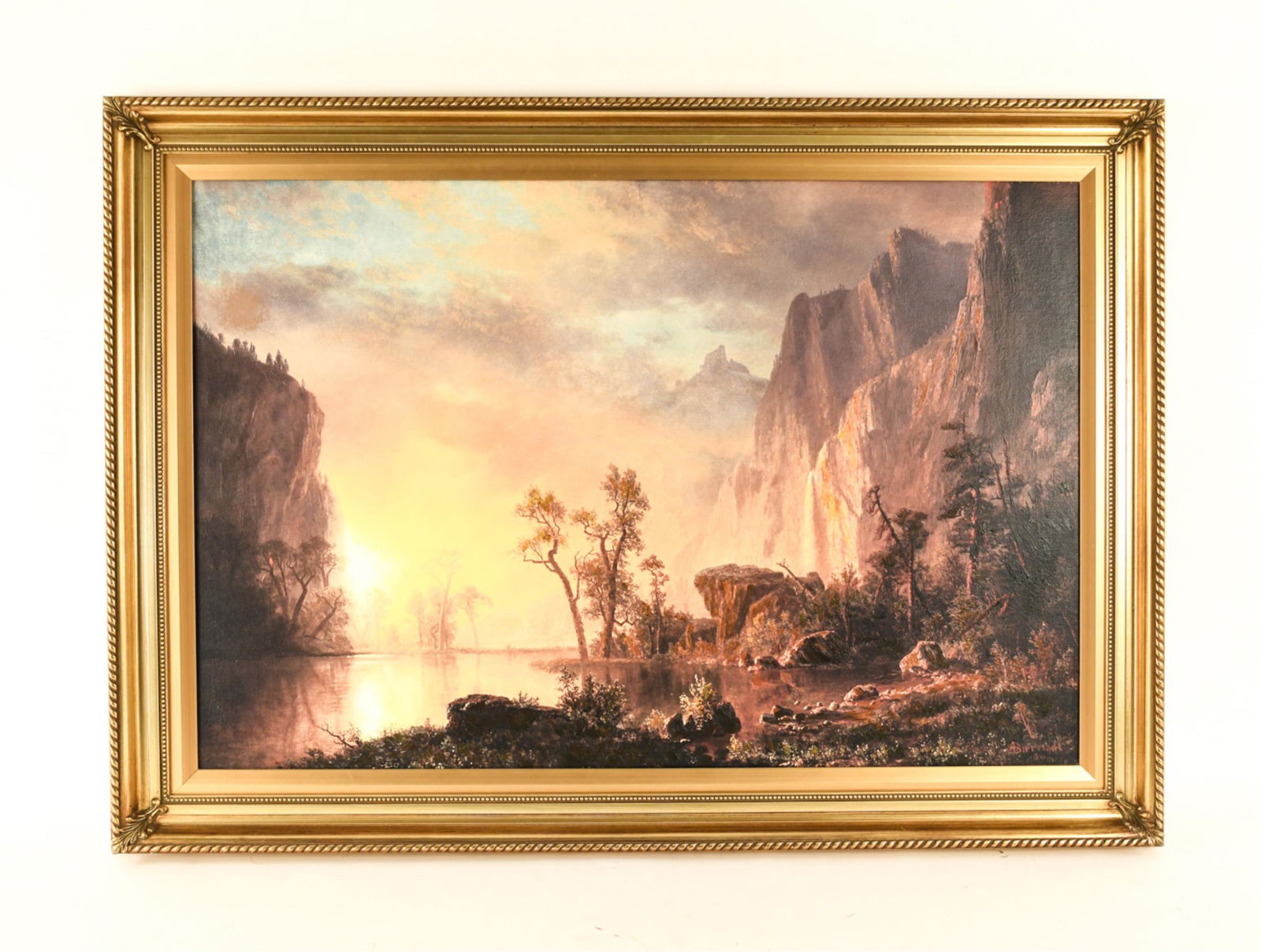 SUNSET IN THE ROCKIES FRAMED CANVAS PRINT (1 of 12)