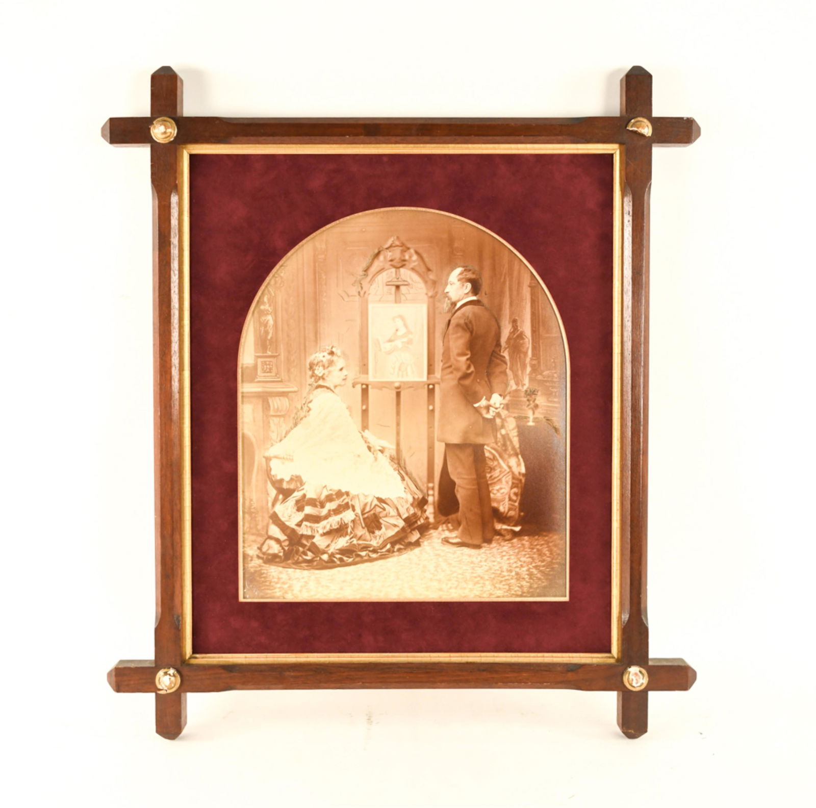 LARGE 19TH C. ALBUMEN PHOTOGRAPH (1 of 11)