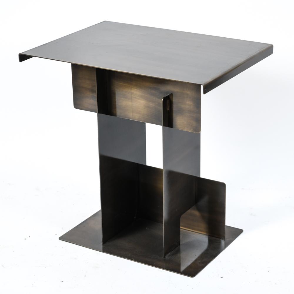 CONTEMPORARY METAL SIDE TABLE (1 of 11)