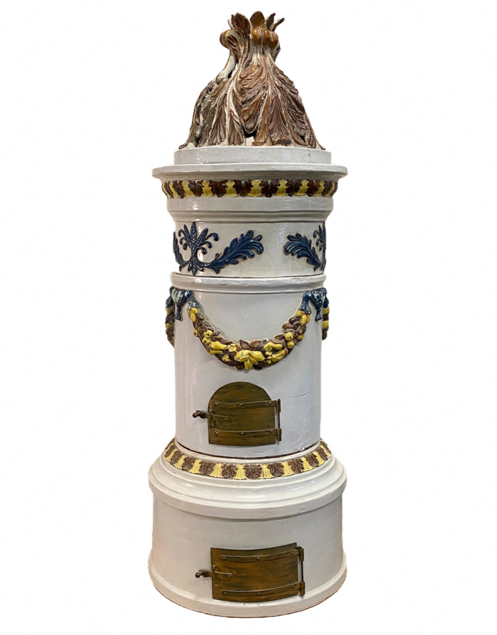 LARGE KACHELOFEN FAIENCE CERAMIC WOOD STOVE (1 of 14)