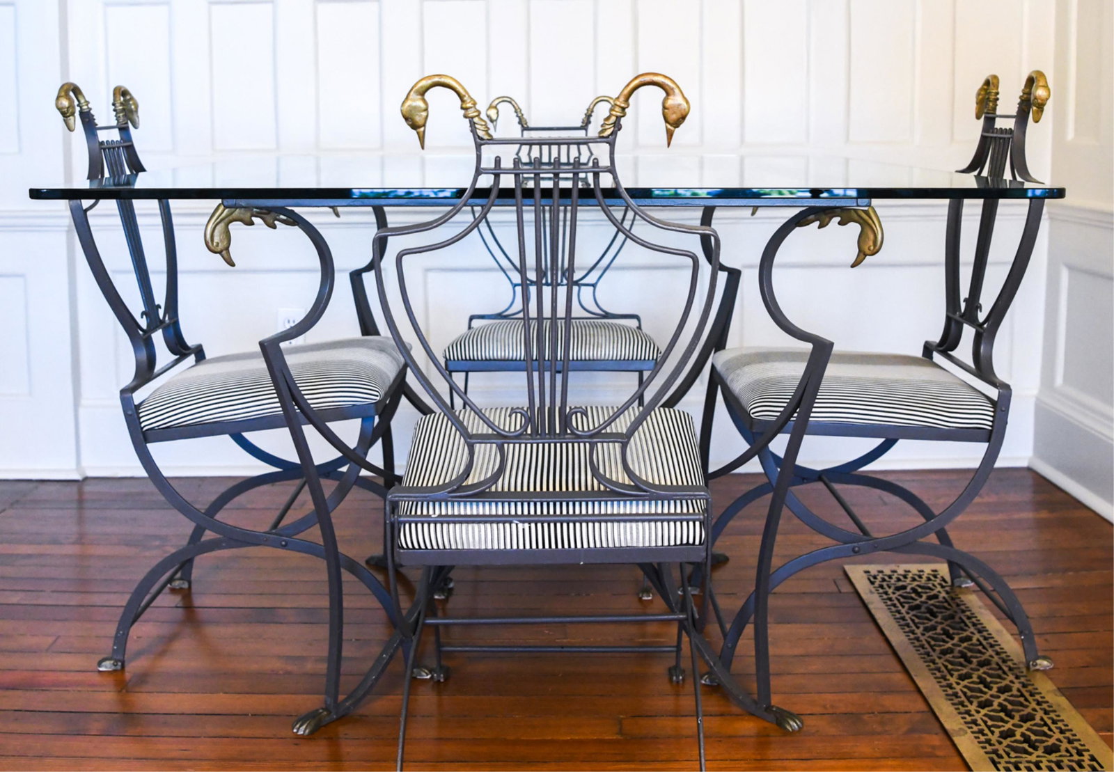 SAMUEL COPELON NEOCLASSICAL STYLE TABLE & CHAIRS (1 of 20)