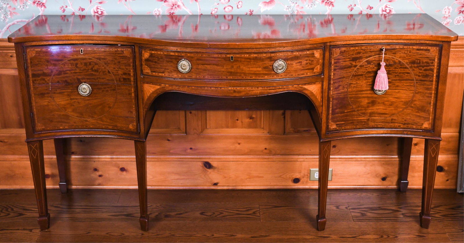 19TH C. HEPPLEWHITE STYLE INLAID SIDEBOARD (1 of 19)