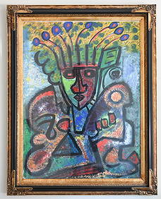 JUSTIN LOVE MIXED MEDIA ON PAPER, 1993 (1 of 14)